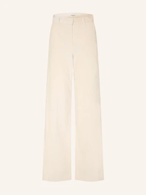 Weekend Max Mara Spodnie Typu Marlena Tania Z Sztruksu beige ECRU