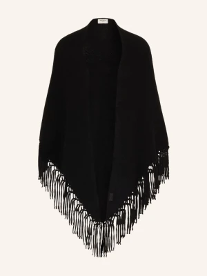 Weekend Max Mara Stola Tornado schwarz CZARNY
