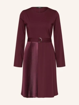 Weekend Max Mara Sukienka Alamo Z Plisami rot