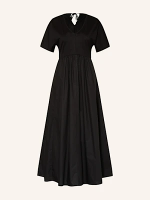 Weekend Max Mara Sukienka Bronzo Z Mieszanki Materiałów schwarz