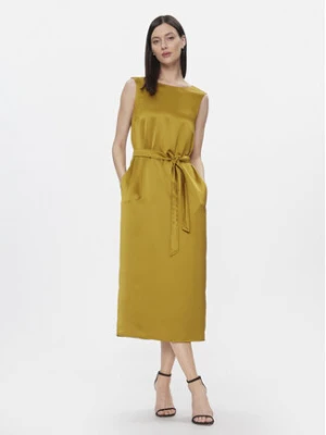 Weekend Max Mara Sukienka codzienna Baiardo 2415221021 Żółty Regular Fit