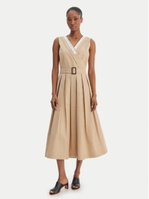 Weekend Max Mara Sukienka codzienna Cono 2615221021 Beżowy Regular Fit