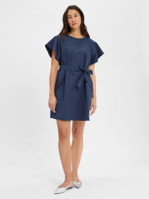 Weekend Max Mara Sukienka damska - Denis Kobiety niebieski jednolity,