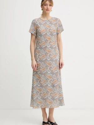 Weekend Max Mara sukienka jedwabna CRESPO