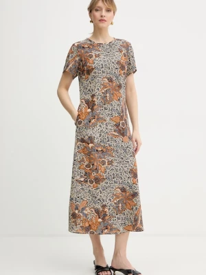 Weekend Max Mara sukienka jedwabna CRESPO