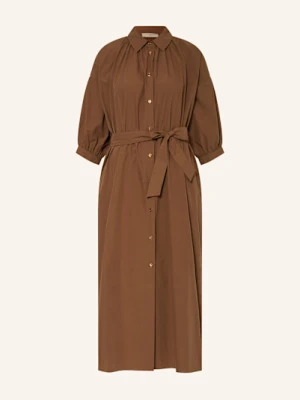 Weekend Max Mara Sukienka Koszulowa Catone Z Rękawami 3/4 braun