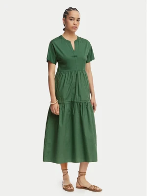 Weekend Max Mara Sukienka letnia Capsula 2615621032 Zielony ciemny Regular Fit