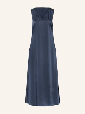 Weekend Max Mara Sukienka Satynowa Ottelia blau