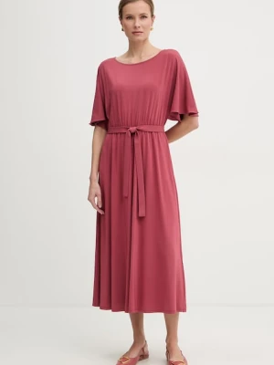 Weekend Max Mara sukienka z wiskozą DIVO
