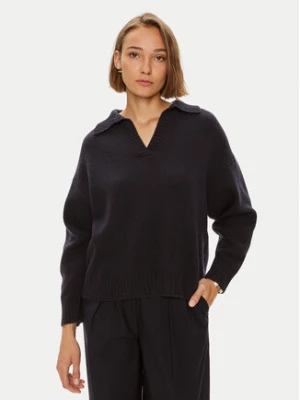 Weekend Max Mara Sweter Agre 2425366152 Granatowy Oversize