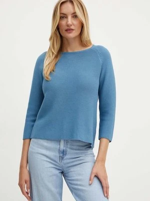 Weekend Max Mara sweter bawełniany kolor niebieski lekki 2425366121600