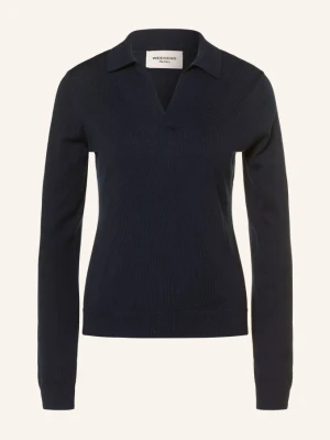 Weekend Max Mara Sweter Cappa blau GRANATOWY