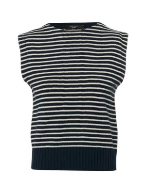 Weekend Max Mara Sweter damski Kobiety Bawełna czarny|biały,