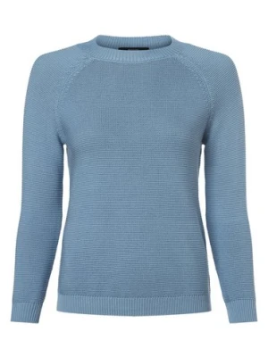 Weekend Max Mara Sweter damski Kobiety Bawełna niebieski jednolity,