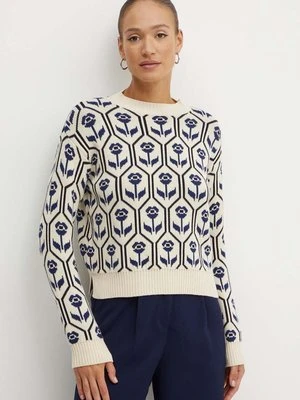 Weekend Max Mara sweter damski kolor beżowy 2425366241600