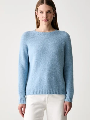 Weekend Max Mara sweter damski z dodatkiem wełny WKDGHIACCI niebieski