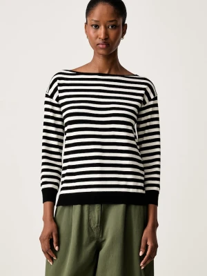 Weekend Max Mara sweter damski z wiskozą WKDSTECCA czarny