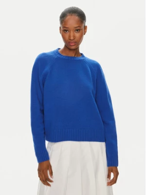 Weekend Max Mara Sweter Gabbia 2425366162 Granatowy Regular Fit