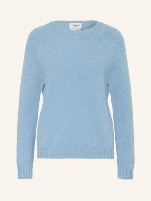 Weekend Max Mara Sweter Ghiacci Z Alpaki blau JASNONIEBIESKI