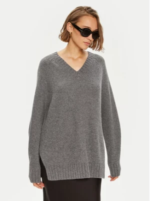 Weekend Max Mara Sweter Pania 2425366132 Szary Oversize