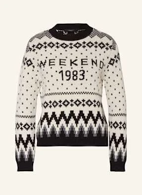 Weekend Max Mara Sweter Paride weiss