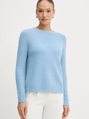 Weekend Max Mara sweter z domieszką wełny GHIACCI damski kolor niebieski 2525366151600