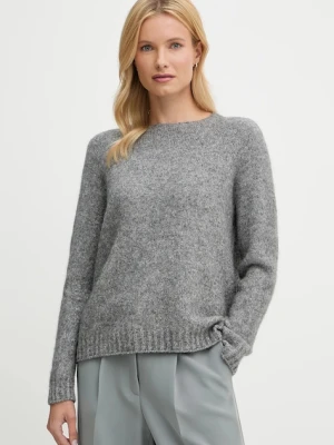Weekend Max Mara sweter z domieszką wełny GHIACCI damski kolor szary 2525366151600