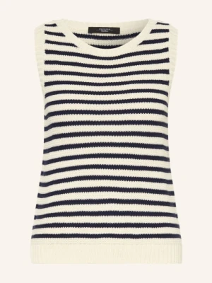 Weekend Max Mara Sweter Z Dzianiny Madia blau