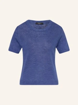 Weekend Max Mara Sweter Z Dzianiny Pancone blau