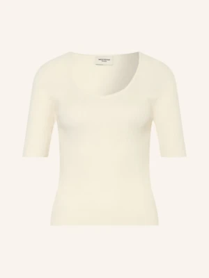 Weekend Max Mara Sweter Z Dzianiny Tenente weiss