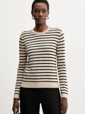 Weekend Max Mara sweter z jedwabiem SICILIA damski kolor beżowy lekki 2525366082600