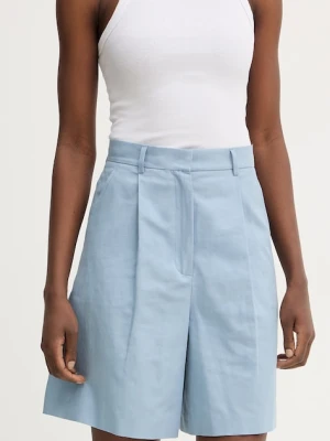 Weekend Max Mara szorty z dodatkiem lnu ECUBA