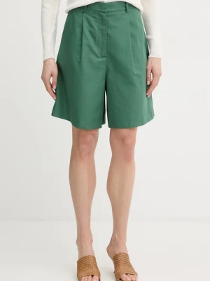 Weekend Max Mara szorty z dodatkiem lnu ECUBA