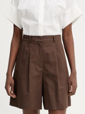Weekend Max Mara szorty z dodatkiem lnu ECUBA