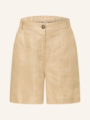Weekend Max Mara Szorty Z Lnu Iveletta beige