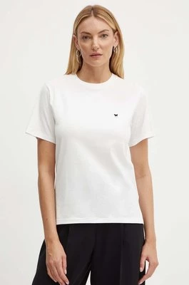 Weekend Max Mara t-shirt bawełniany damski kolor biały 2425976021600