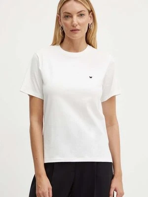 Weekend Max Mara t-shirt bawełniany damski kolor biały 2425976021600