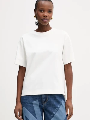 Zdjęcie produktu Weekend Max Mara t-shirt bawełniany MULTID biały