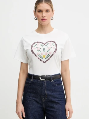 Weekend Max Mara t-shirt bawełniany TENUE biały