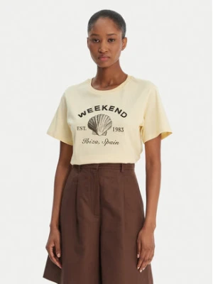 Zdjęcie produktu Weekend Max Mara T-Shirt Bora 2615971042 Żółty Regular Fit