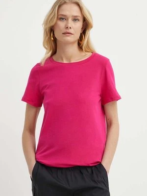 Weekend Max Mara t-shirt damski kolor różowy 2415971042600