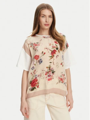 Weekend Max Mara T-Shirt Pampas 2515941082 Beżowy Relaxed Fit