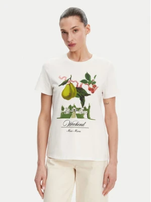 Weekend Max Mara T-Shirt Teiera 2515971052 Biały Regular Fit