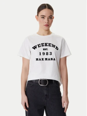 Weekend Max Mara T-Shirt Tenue 2615971051 Biały Regular Fit