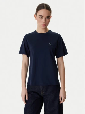 Weekend Max Mara T-Shirt Venaco 2615971031 Granatowy Relaxed Fit