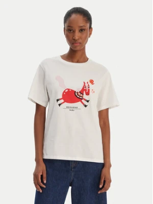 Weekend Max Mara T-Shirt West 2615971041 Biały Regular Fit