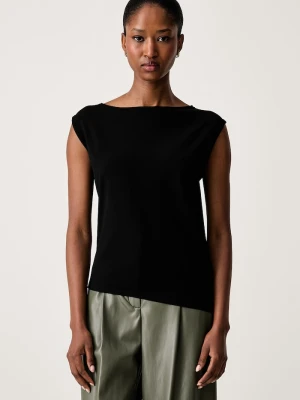 Weekend Max Mara top damski z wiskozy WKDBELLA czarny