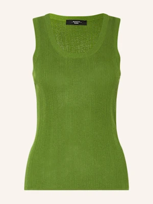 Weekend Max Mara Top Z Dzianiny Ceylon gruen