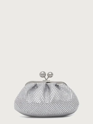 Weekend Max Mara torebka crossbody damska WKAVINO srebrny