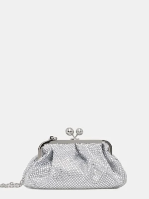 Weekend Max Mara torebka EMY kolor srebrny 2525516135600